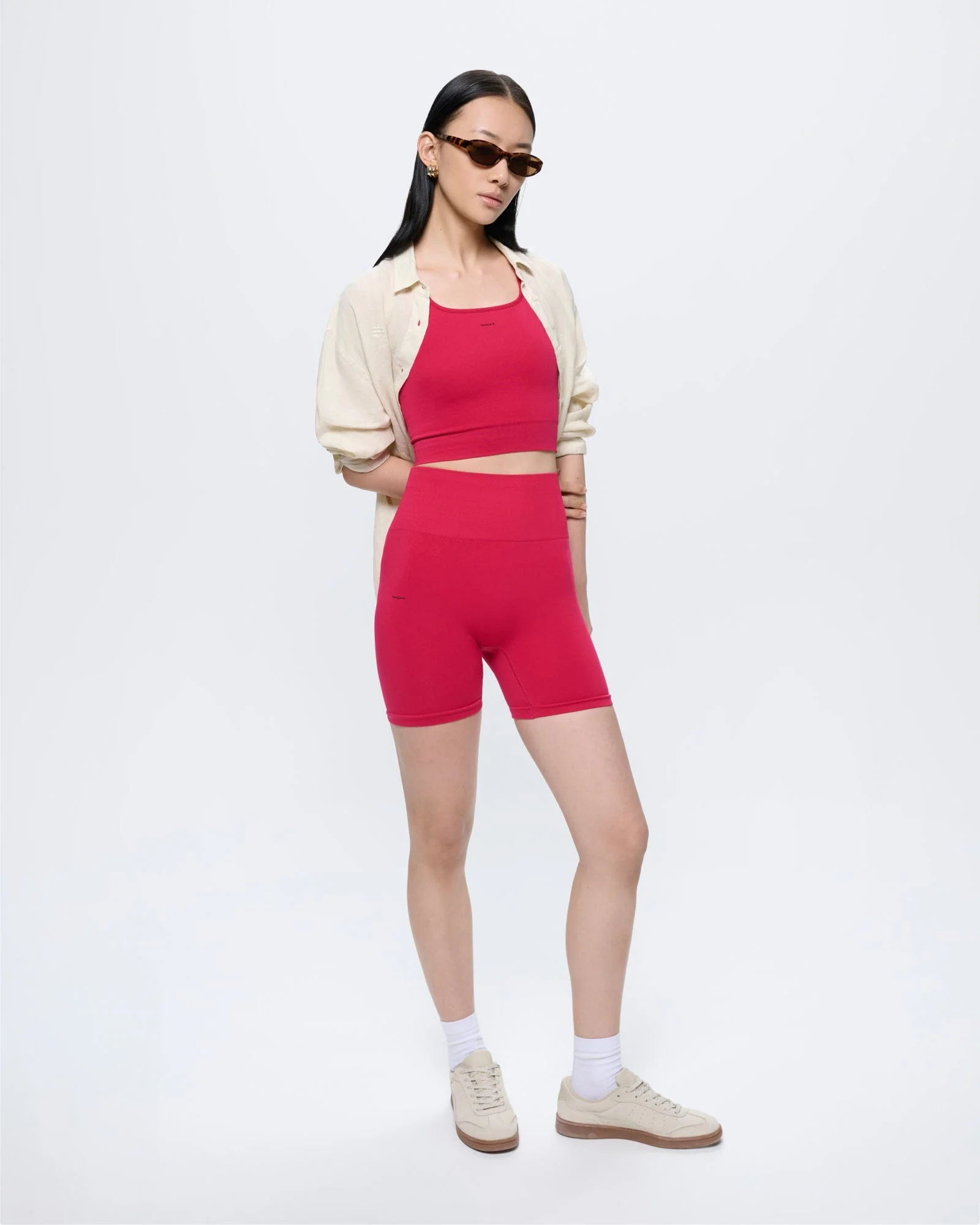 Womens 99% Bio-Based Compressive Shorts